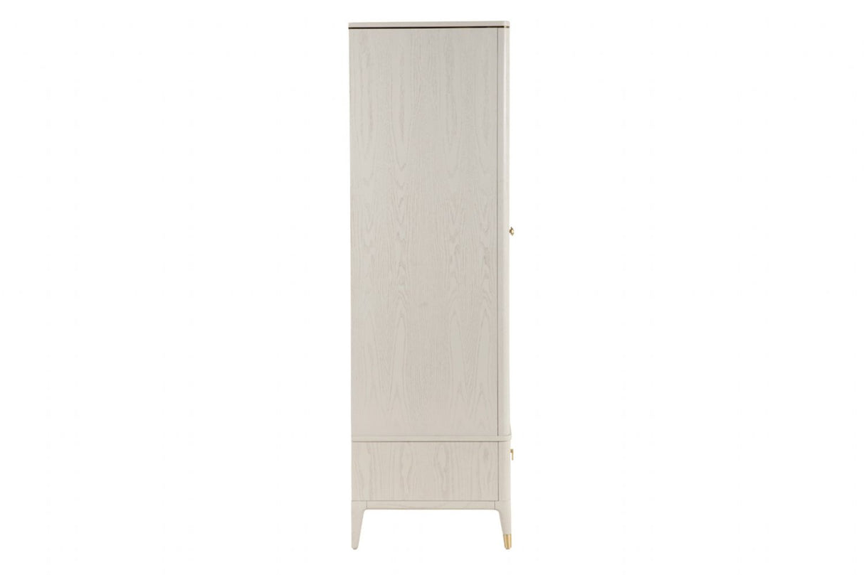 Diletta 2 Door Wardrobe Stone