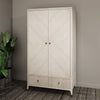 Diletta 2 Door Wardrobe Stone