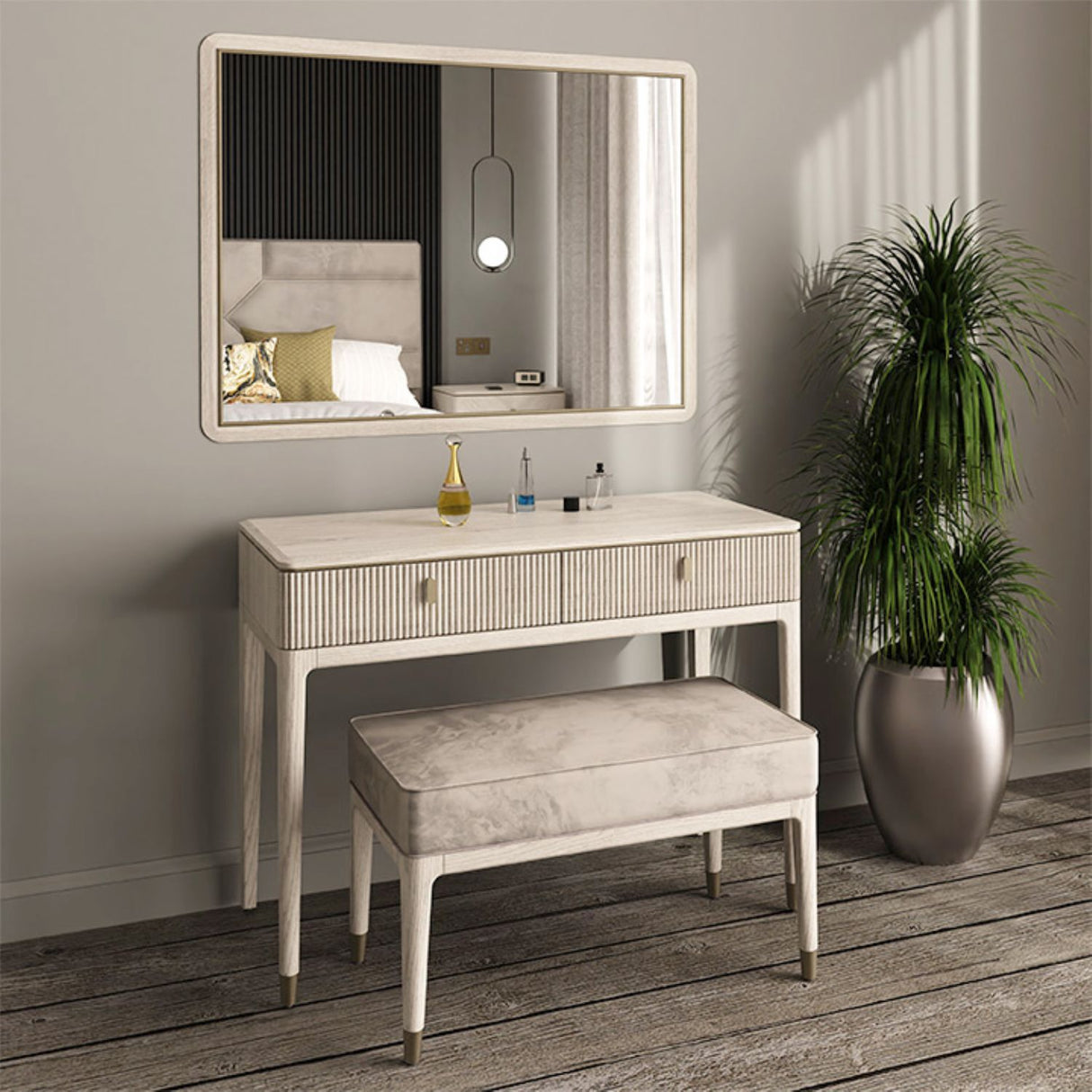 Diletta Dressing Stool Stone