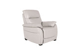 Cashmere Leather Armchair with Padded Armrest