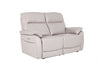 Cashmere Leather 2 Seater Electric Recliner Sofa
