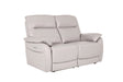 Cashmere Leather 2 Seater Electric Recliner Sofa
