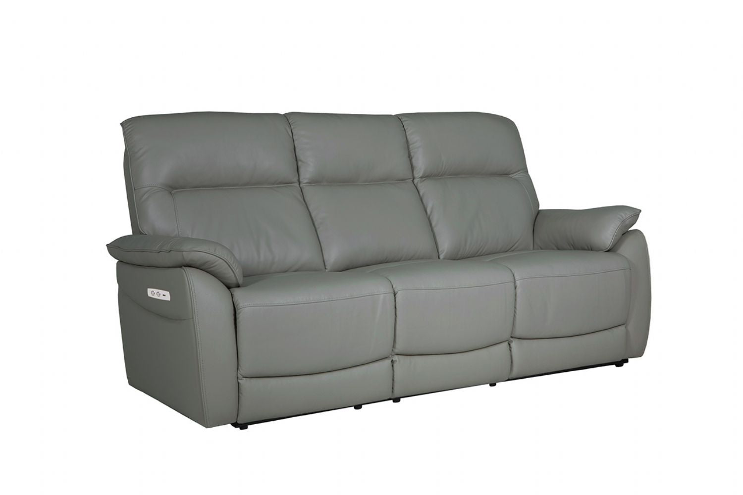 Nerano 3 Seater Electric Recliner Steel