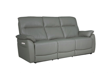 Nerano 3 Seater Electric Recliner Steel