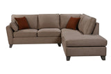 Biscuit Fabric RHF Corner Group Sofa L Shaped