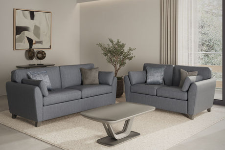 Blue Velvet Fabric Standard Back Occasional Armchair