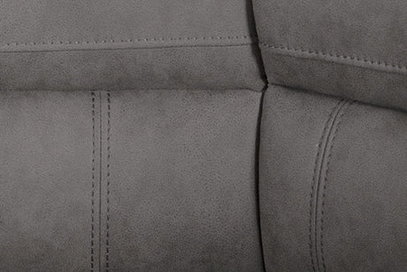 Modern Grey Fabric Armless Sectional Corner Group Sofa