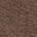 Brown Fabric Upholstered Curved Dining Chair with Walnut Legs