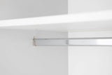Levi Bedroom 2 Door Wardrobe Light Grey