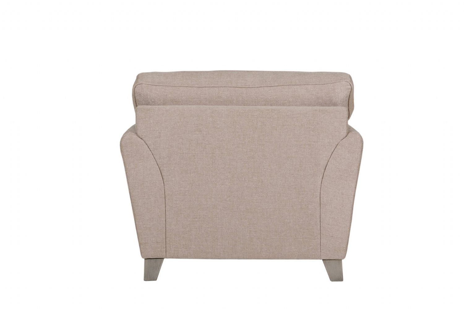 Biscuit Velvet Fabric Standard Back Occasional Armchair