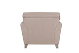 Biscuit Velvet Fabric Standard Back Occasional Armchair