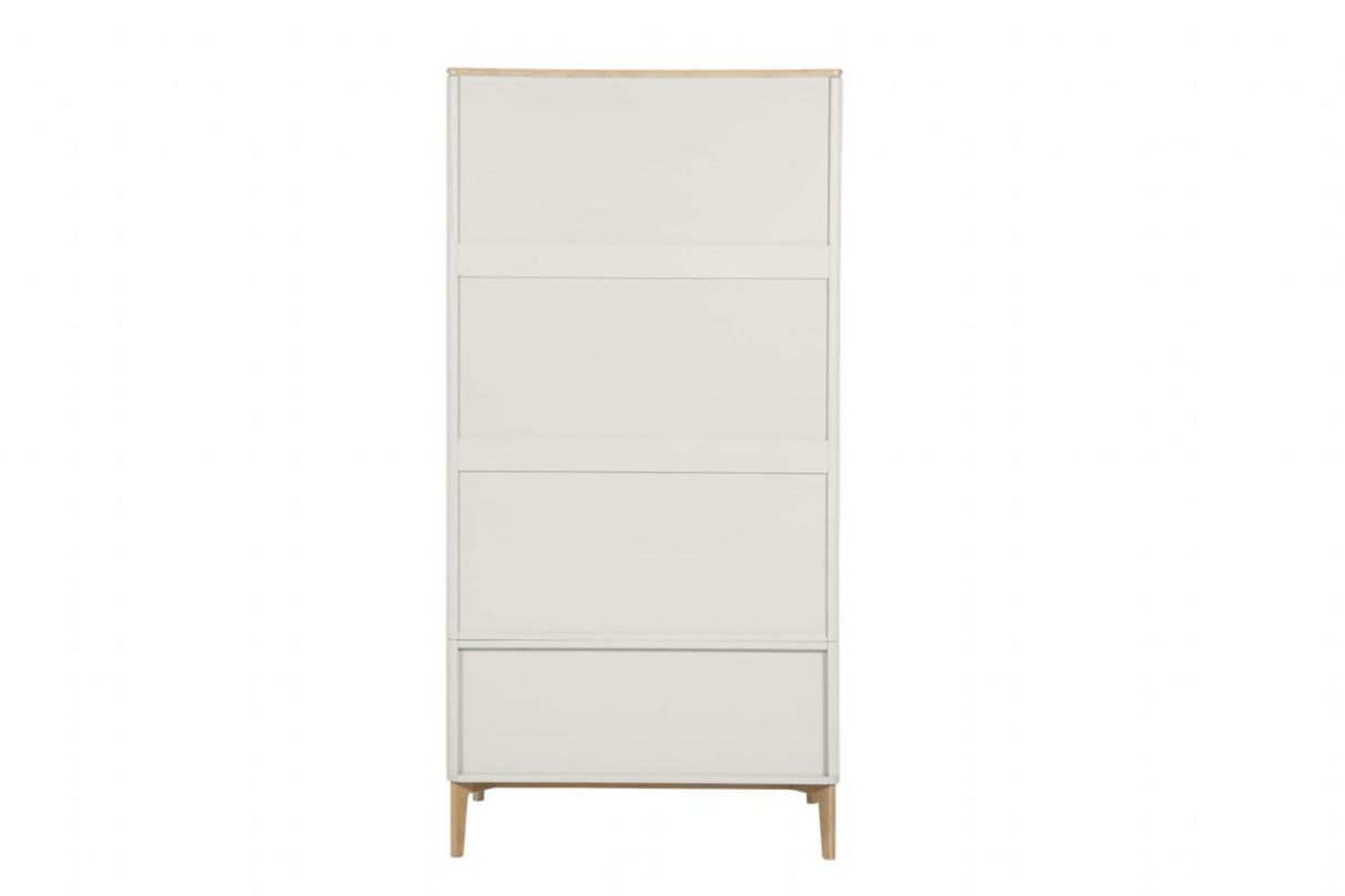 Taupe Cashmere Oak 2 Door 1 Drawer Wardrobe with Hanging Rail
