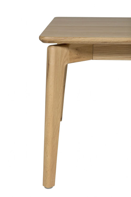 Natural Oak Modern Rectangular Large Coffee Table