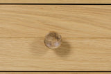 Oak Natural 2 Drawer Hallway Console Table Modern Design