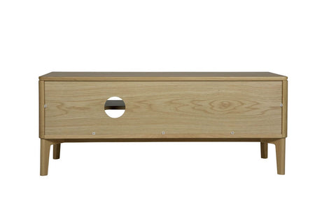 Natural Oak Large 1 Drawer TV Entertainment Media Unit
