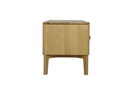 Natural Oak Large 1 Drawer TV Entertainment Media Unit