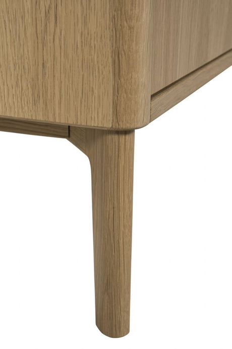 Natural Oak Large 2 Door 3 Drawer Sideboard with Shelf