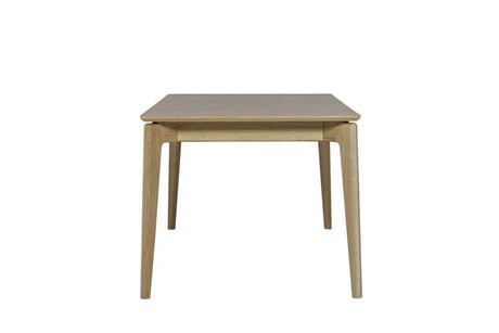 Scandi Natural Oak Extending Dining Table 125 to 165cm