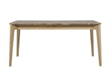 Scandi Natural Oak Extending Dining Table 125 to 165cm