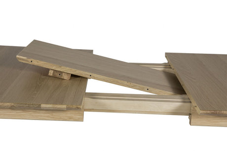 Natural Oak Large Rectangular Extending Dining Table