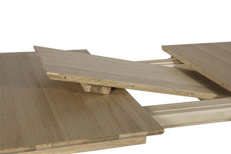 Natural Oak Large Rectangular Extending Dining Table