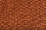 Rust Orange Fabric Dining Chair with Dark Wood Legs