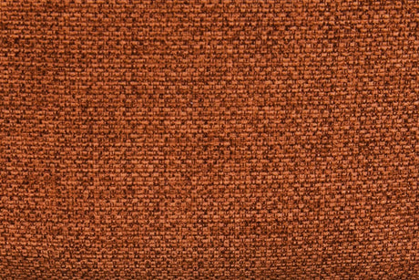 Rust Orange Fabric Dining Chair with Dark Wood Legs