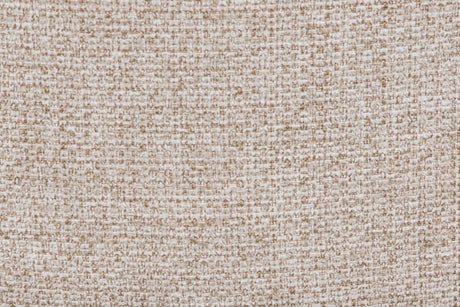 Natural Fabric Padded Dining Chair with Wooden Legs