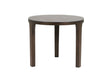 Latte Walnut Wooden Marble Effect Top Round Drinks Table