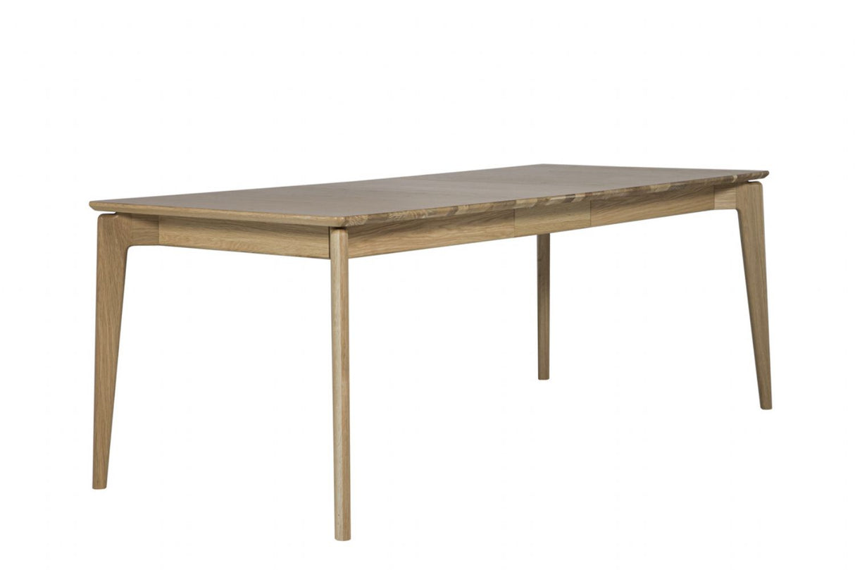 Natural Oak Large Rectangular Extending Dining Table