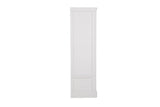 Tall Bone White 3 Door 2 Drawer Triple Wardrobe