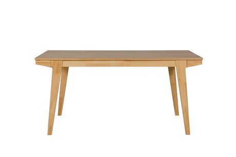 Natural Oak Dining Table with Lacquered Finish 160cm