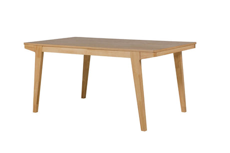 Natural Oak Dining Table with Lacquered Finish 160cm