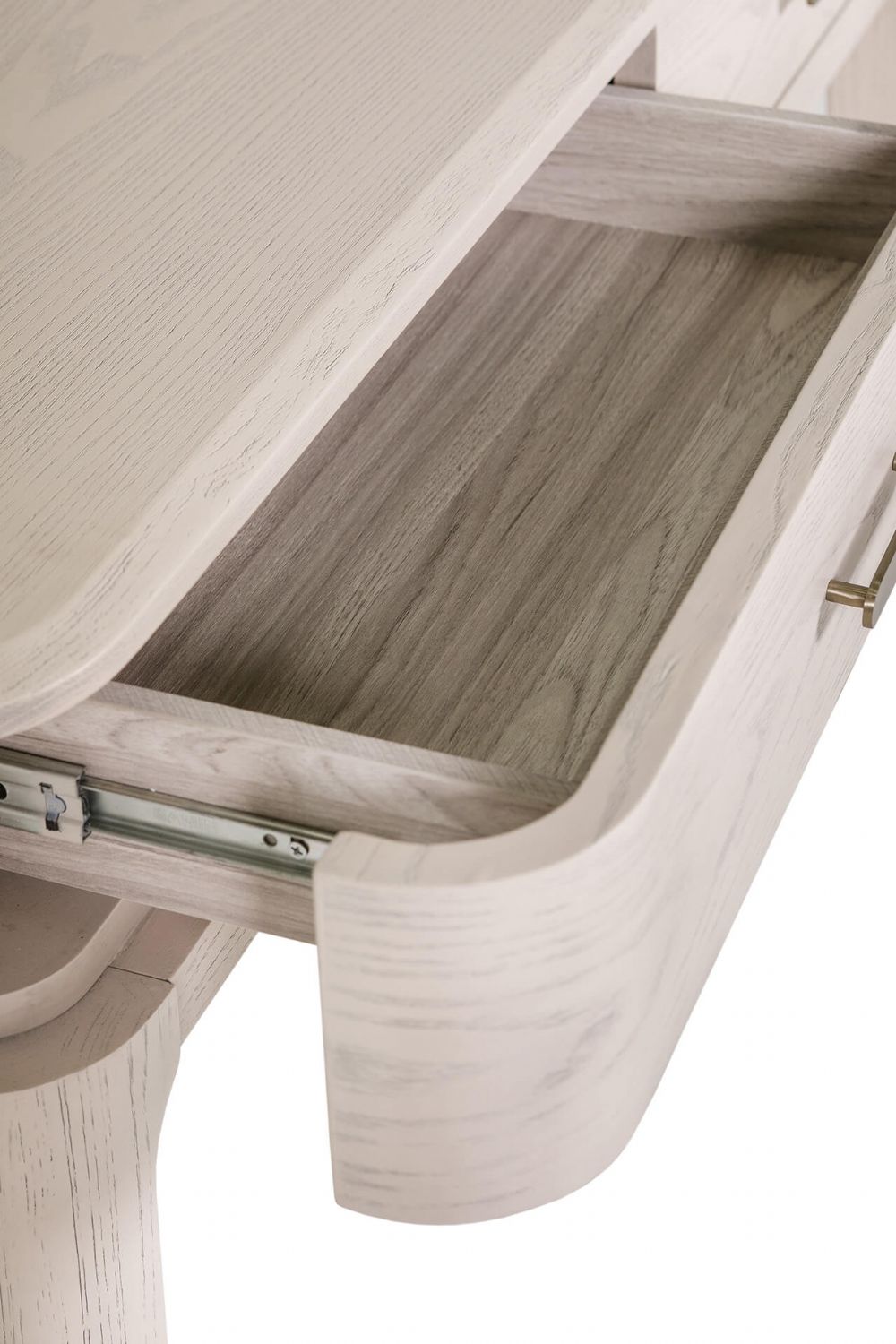 Cream Wooden 2 Drawer Dressing Table Desk