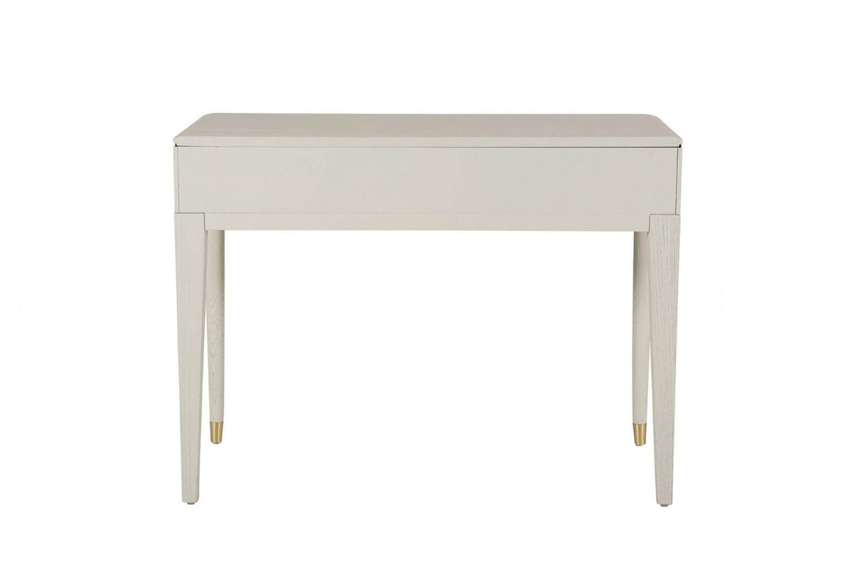 Dressing Table 2 Drawer Ribbed Stone