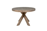 Smoked Oak Large Oval Dining Table 235cm
