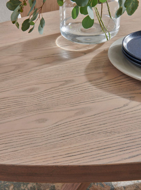 Smoked Oak Large Oval Dining Table 190cm