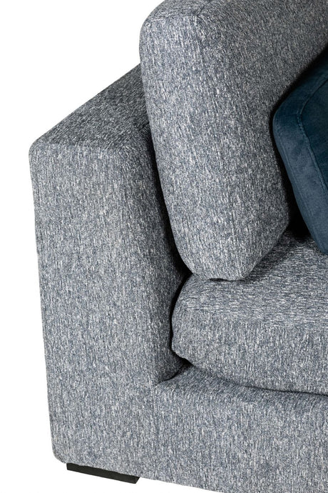 Humphrey Corner Arm Sectional Blue