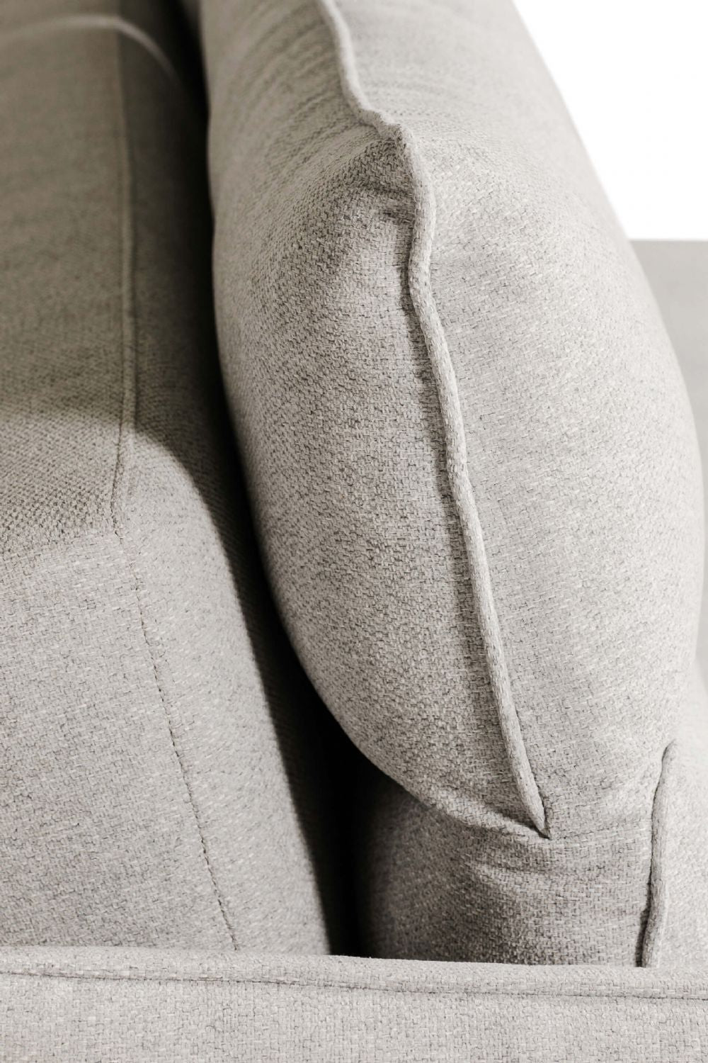 Light Grey Fabric Sofa Bed with Black Legs