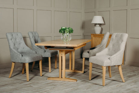 Natural Oak Extending Dining Table 140 to 180cm