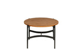 Beau Round Lamp Table Brown
