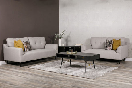 Black and Copper Coffee Table