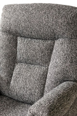 Dark Grey Fabric Electric Lift and Rise Armchair Recliner