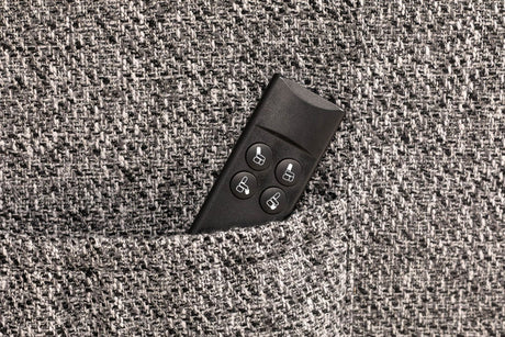 Dark Grey Fabric Electric Lift and Rise Armchair Recliner