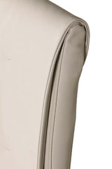 Natural Leather Effect Cantilever Dining Chair