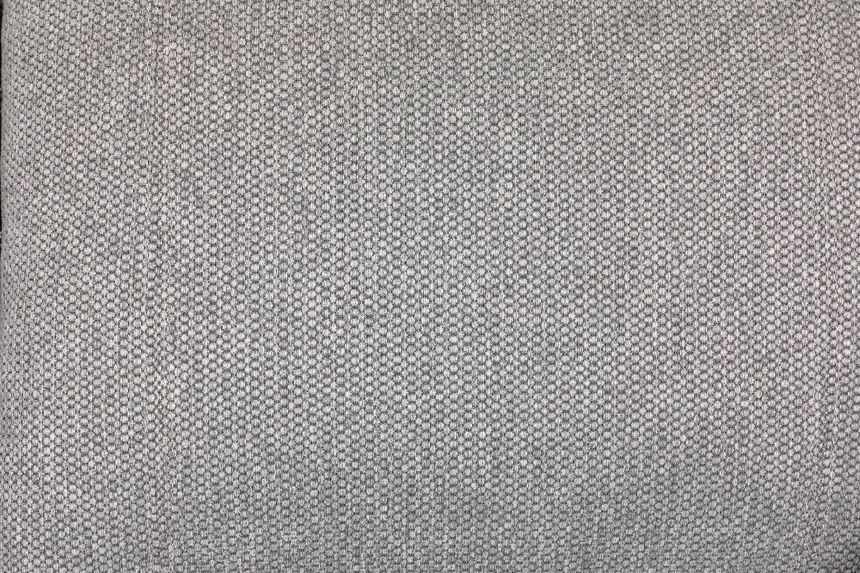 Grey Fabric 2 Seater Standard Back Sofa Cushioned Headrest