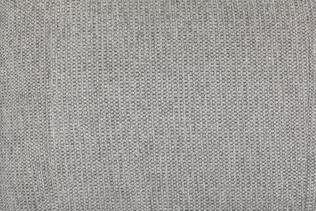 Grey Fabric 3 Seater Standard Back Sofa Cushioned Headrest