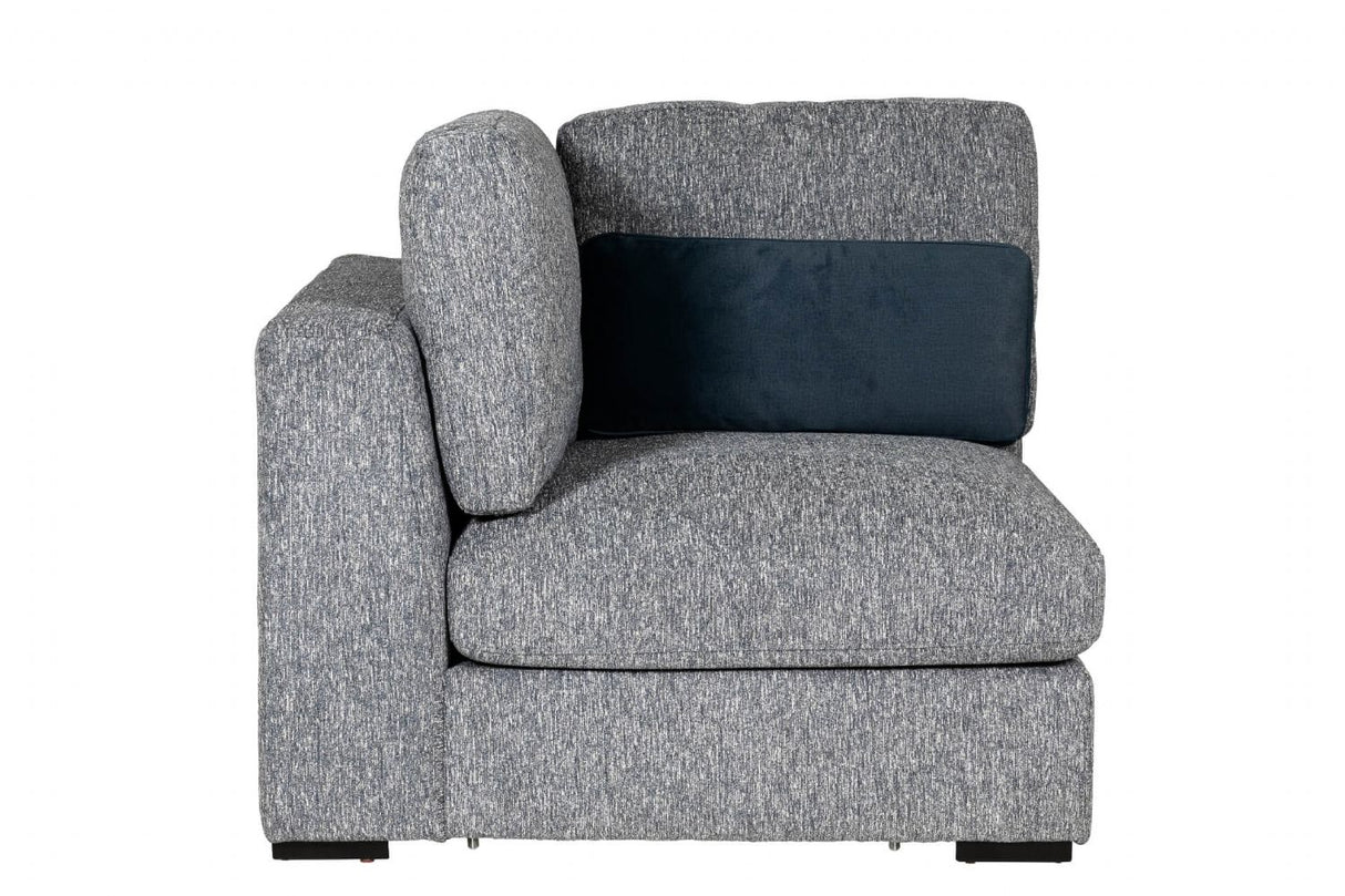 Humphrey Corner Arm Sectional Blue