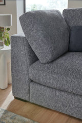 Humphrey Corner Arm Sectional Blue