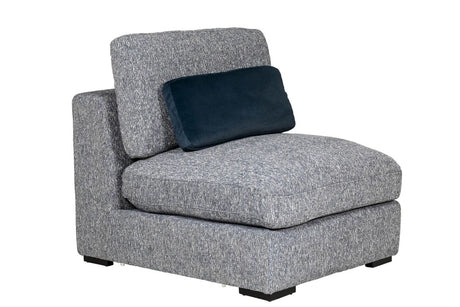 Humphrey Armless Sectional Blue